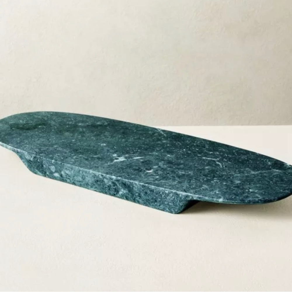 Looking to buy this CB2 Emmy Green Marble Sever